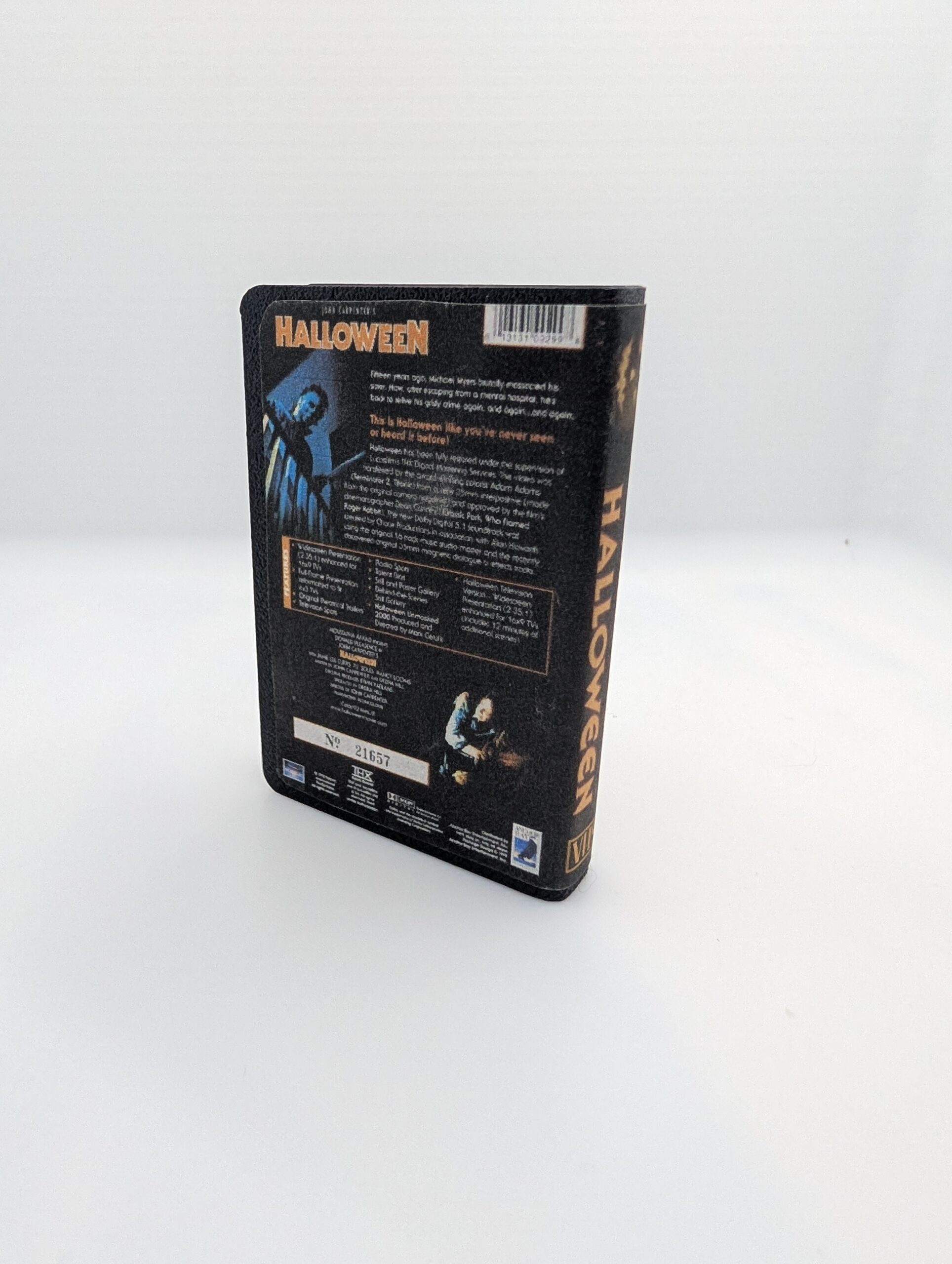 john carpenter's halloween miniature vhs tape john carpenter's halloween miniature vhs tape